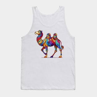 Colorful camel Tank Top